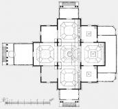 Plan of the cathedral in Medvedivka…