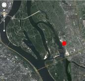 Рис. 2.2.16. Микільська Слобідка на супутниковій мапі м. Києва Рис. 2.2.16. Микільська Слобідка на…