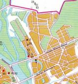 Рис. 2.2.20. Давні стоянки на території Микільської слобідки: 9. Стоянка на… Рис. 2.2.20. Давні стоянки на…