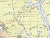 Рис. 2.5.4.1. Оболонську заплаву перетинала лінія вузькоколійки заводу… Рис. 2.5.4.1. Оболонську заплаву…