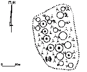 Рис. 4. План курганного могильника…
