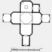 Plan for the church in Hodoriv