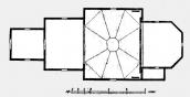 Plan of church in Kamin