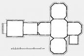 Plan of St.Nicholas church in Synjava