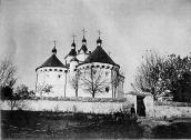 Church-castle in Sutkivtsi, east view