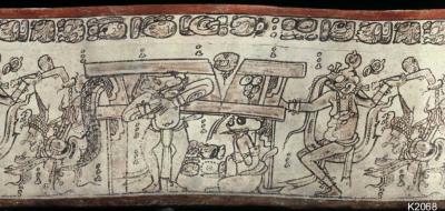 Іл. 117: Чаак і Бог Маїсу.Justin Kerr. MayaVase Database 2068. Іл. 117: Чаак і Бог Маїсу.Justin Kerr.…