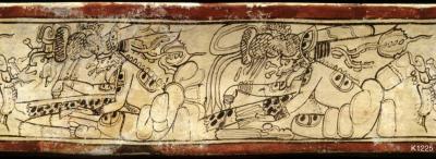 Іл. 126: Мавпи-писарі. Justin Kerr. MayaVase Database 1225 Іл. 126: Мавпи-писарі. Justin Kerr.…