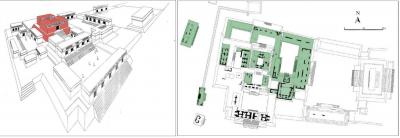 Іл. 178: Палац у Канкуені. Ліворуч – реконструкція (Luis Luin), праворуч –… Іл. 178: Палац у Канкуені. Ліворуч –…