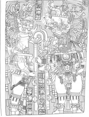 Іл. 181: Одвірок 9 з Йашчілана. Промальовка Йана Грема. Іл. 181: Одвірок 9 з Йашчілана.…