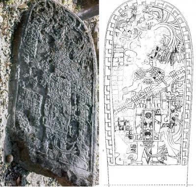 Іл. 273: Стела 11 з Тікаля.…