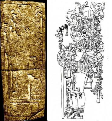 Іл. 282: Бахлах Чан К’авііль. Стела 9…