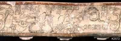 Іл. 374: К’ініч Йахуун з духовою…