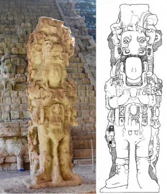 Іл. 391: К’а’к’ Йіпйах Чан К’авііль.…