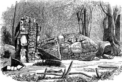 Іл. 402: Копан у 1839 році.Гравюра з…