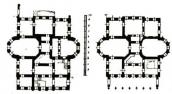 Батуринський палац. План 1 і 2 поверху