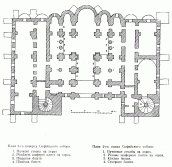 План 2-го поверху Софійського собора
