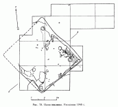 План жилища. Раскопки 1948 г.