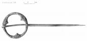 Табл. XV. Кольцевая серебряная фибула…
