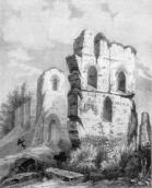 Развалины Десятинной церкви. Рисунок…