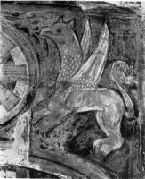 Грифон. Фреска XI ст. у південній башті