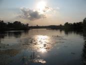 Osokorkovsky Bay of Dnieper River north of the subway station Slavutich (Photo… Osokorkovsky Bay of Dnieper River…