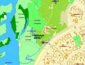 Рис. 1.8.31. Схема розміщення пам’ятки природи «Гнілецька верба» Рис. 1.8.31. Схема розміщення пам’ятки…