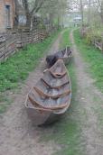 Деревянная лодка-однодеревка