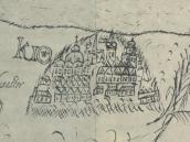 Рис. 2.4.2.2.5. Зображення укріплення-палісаду навколо Подолу на рукописній… Рис. 2.4.2.2.5. Зображення…