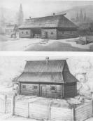 Рис. 2.4.2.3.29. Постоялий двір та житлова садиба киянина, реконструкція, за… Рис. 2.4.2.3.29. Постоялий двір та…