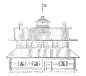 Рис. 2.4.2.3.31. Реконструкція київської ратуші 1695 р., за (Алферова,… Рис. 2.4.2.3.31. Реконструкція…