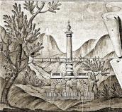 Рис. 2.4.2.5.1. Пам’ятник Магдебурзькому праву, на картуші мапи Києва 1803 р. Рис. 2.4.2.5.1. Пам’ятник…