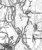 Рис. 2.5.5.1. Острів Муромець на мапі Київської та Чернігівської губернії… Рис. 2.5.5.1. Острів Муромець на мапі…