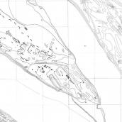 Рис. 2.7.9.6. Фрагмент детального плану Труханового острова, 1925 р. –… Рис. 2.7.9.6. Фрагмент детального…
