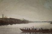 Переправа через Дніпро у лаври, 1814 р.