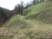 Berm of Bald Mountain fort