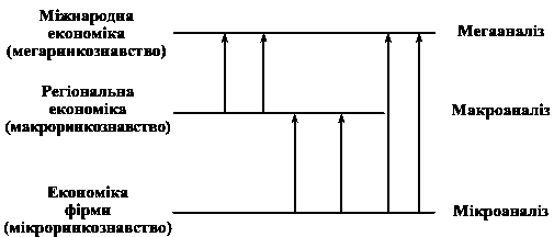 Рис. 1.1. Рівні аналізу економіки та…