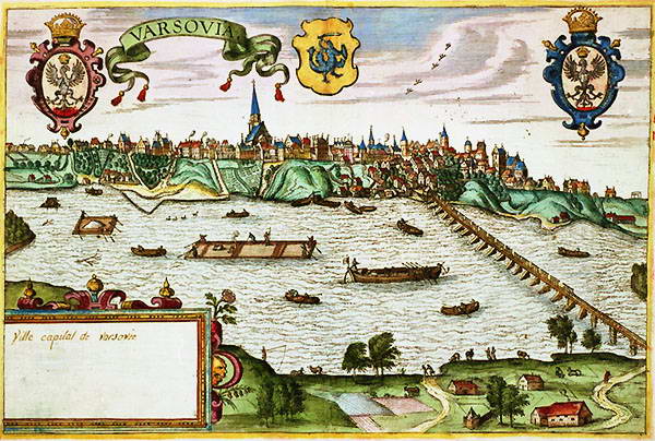 Загальний вигляд Варшави в 1617 р.