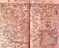 Map by S. Munster, 1552