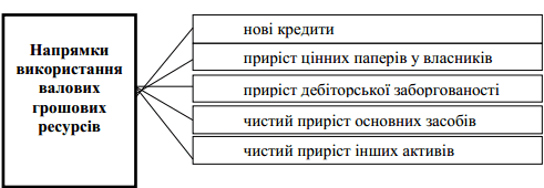 Напрямки використання валових грошових…