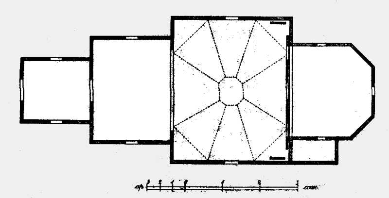 Pavlutsky G.G. - Plan of church in Kamin