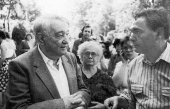 Лев Гумільов і Анатолій Найман. 1990 р.