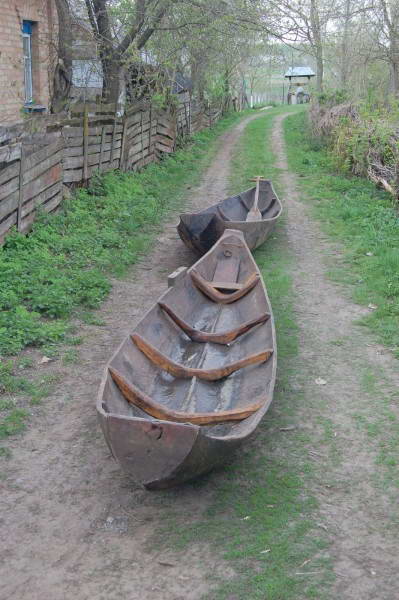 Wooden river boat