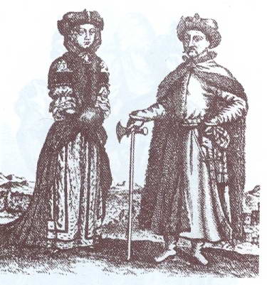 Polish noble couple