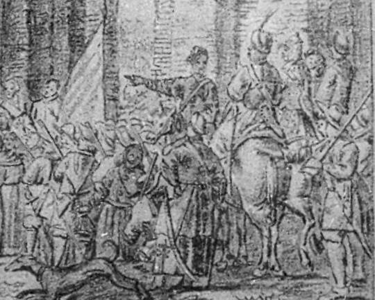 Въезд михаила казимира радзивилла в рим в 1680 году картина