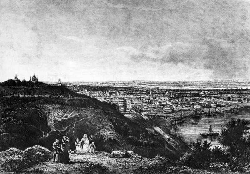 Вид на Подол, 1851