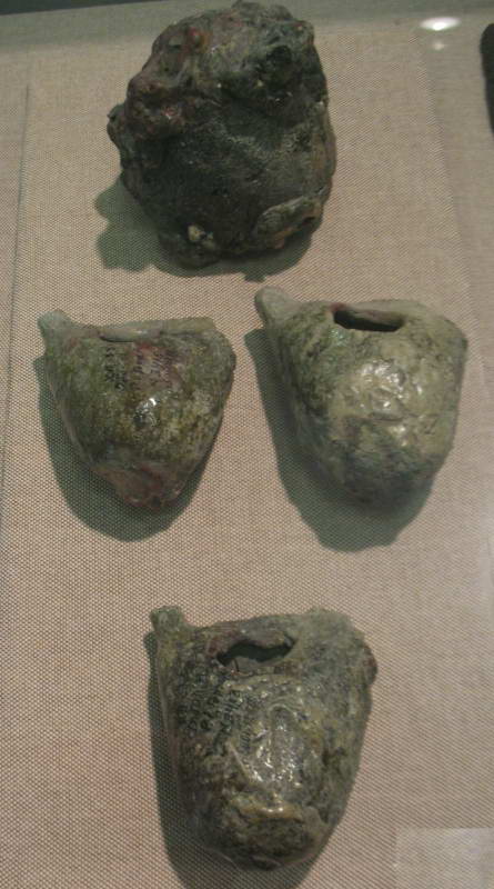Crucibles for melting copper and bronze