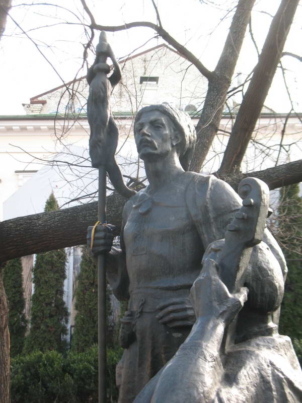 Sculpture of Cossacks