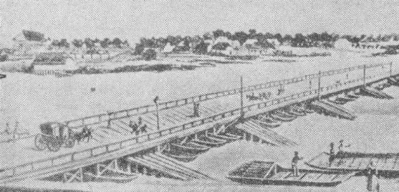 Міст у Варшаві, малюнок З. Вогеля