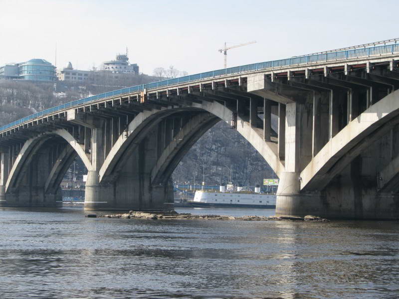 Рештки опори Ланцюгового мосту. Фото…