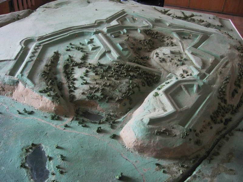 Layout of Lysa Gora (Bald Mountain) Fort